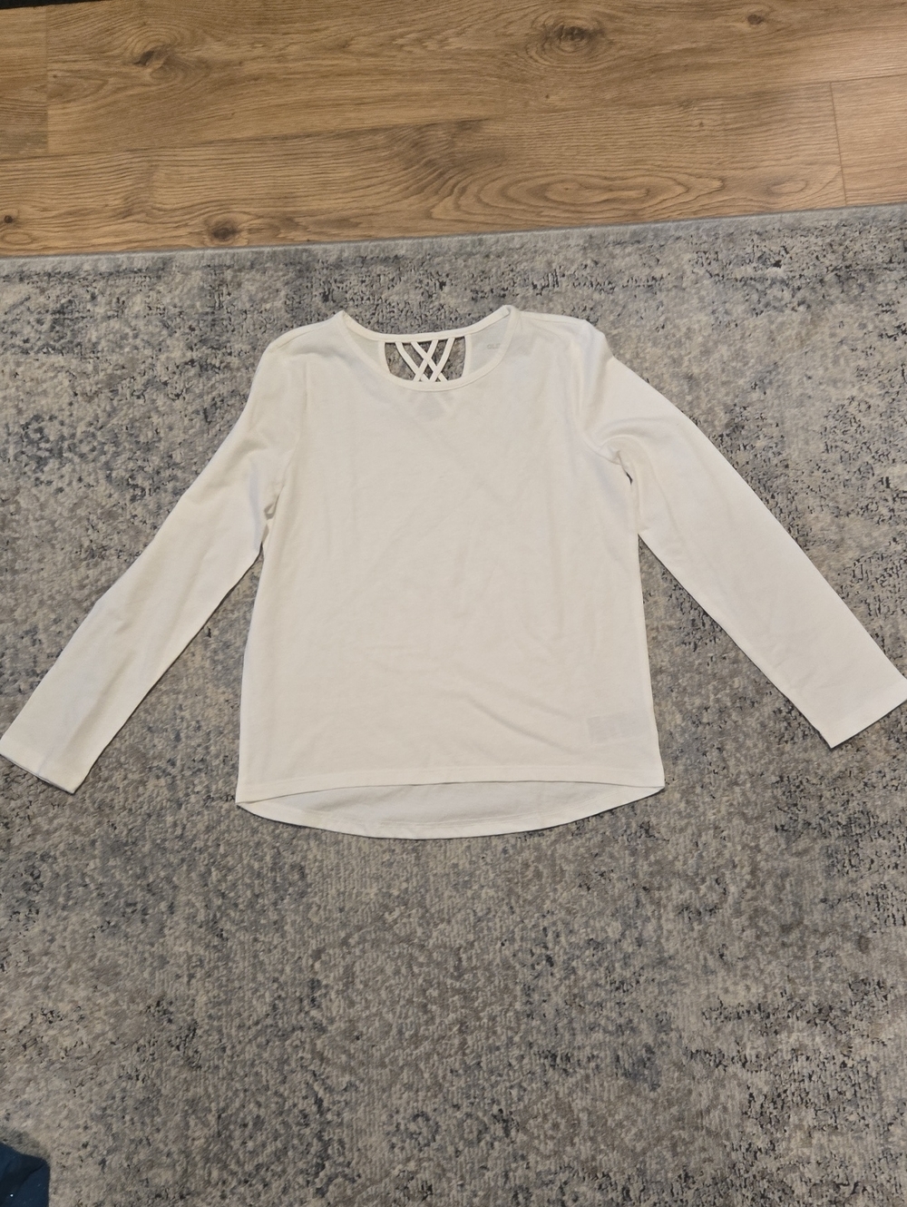 Old Navy White Long Sleeve Tee